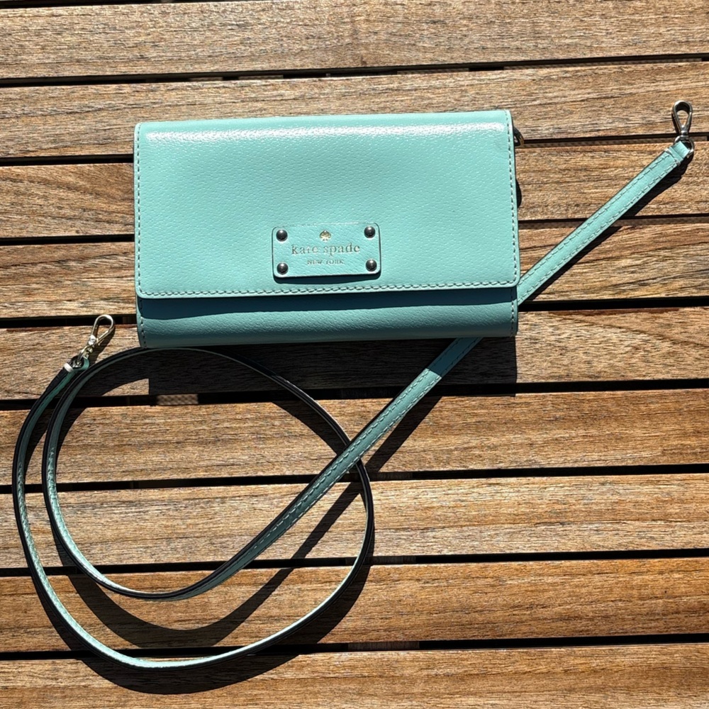 Kate Spade New York Wellesley Natalie Crossbody Purse • Spearmint • LIKE-NEW - Picture 10 of 11